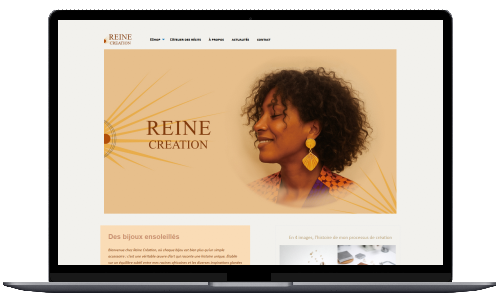 voir Reine Création - Des bijoux ensoleillés